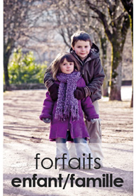 Forfaits pour des s&eacute;ances photos d'enfants et de familles