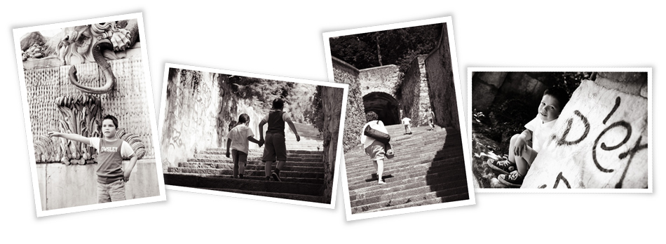 Seance-photo-lifestyle-famille-maman-enfant-escaliers-Bastille-Fontaine-du-Lion-Grenoble