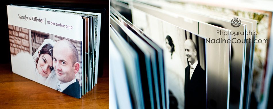 Livre de mariage Sandy & Olivier - Graphistudio - photos et mise en page Nadine Court 