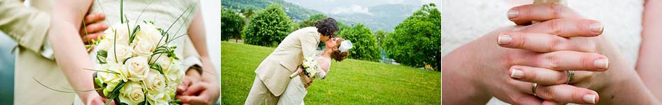 Mariage pluvieux à Bassens en Savoie