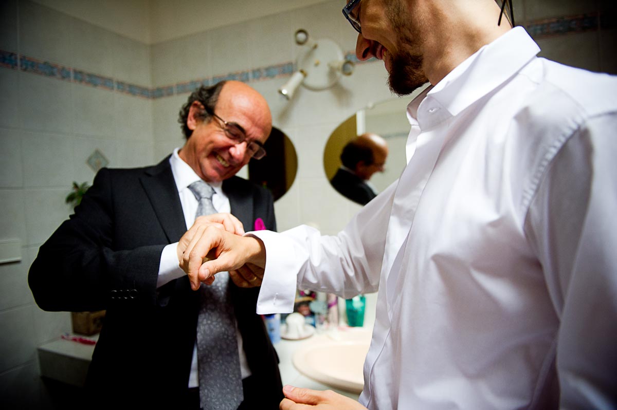 Préparatifs de mariage : les boutons de manchettes de Florent