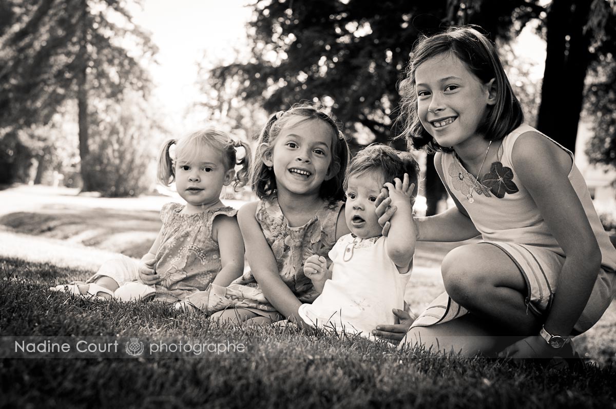 Séance famille : les 4 soeurs