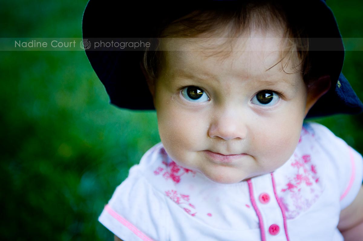 Photo de bébé : la jolie petite Sophia à Uriage