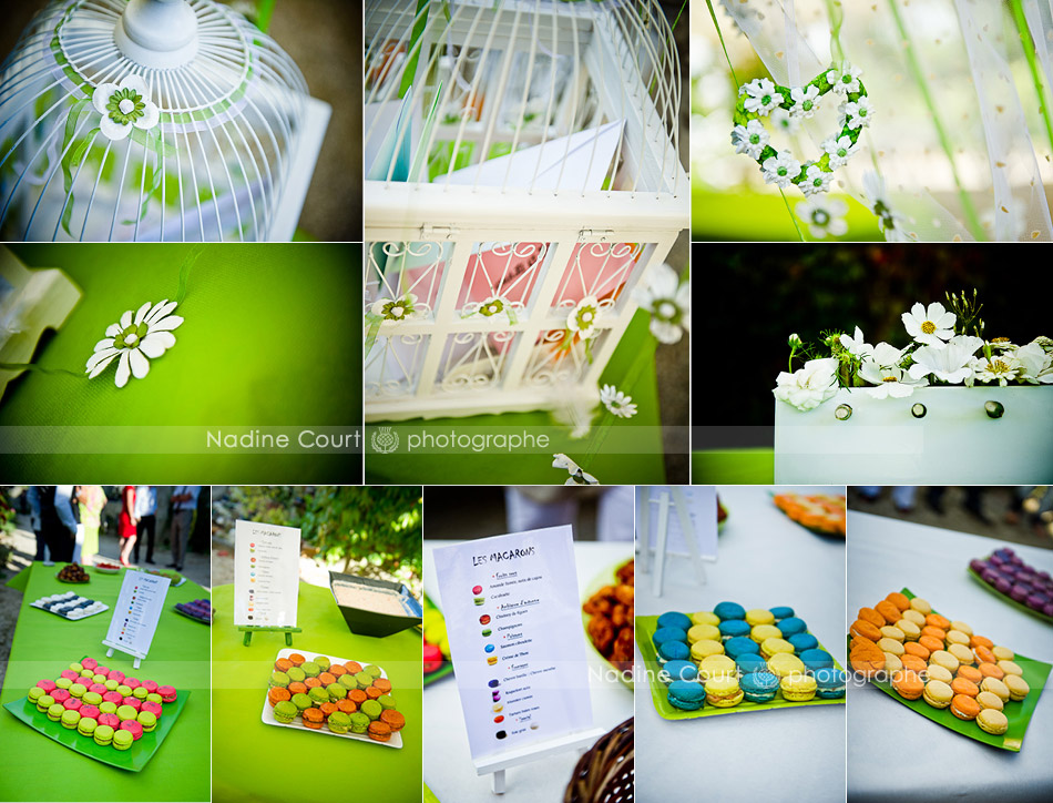 Decoration-Mariage-Urne-Macarons-maison-vin-honneur Décorations de mariage faites maison : urne, macarons