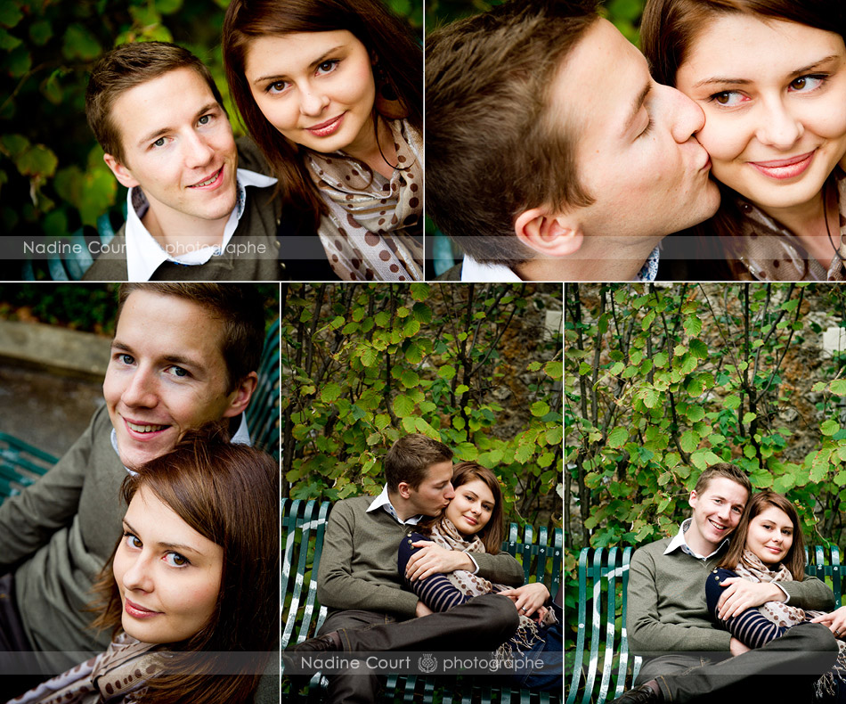 Save-the-date-seance-couple-Paris-Coulee-verte Photos de couple à Paris par photographe professionnelle