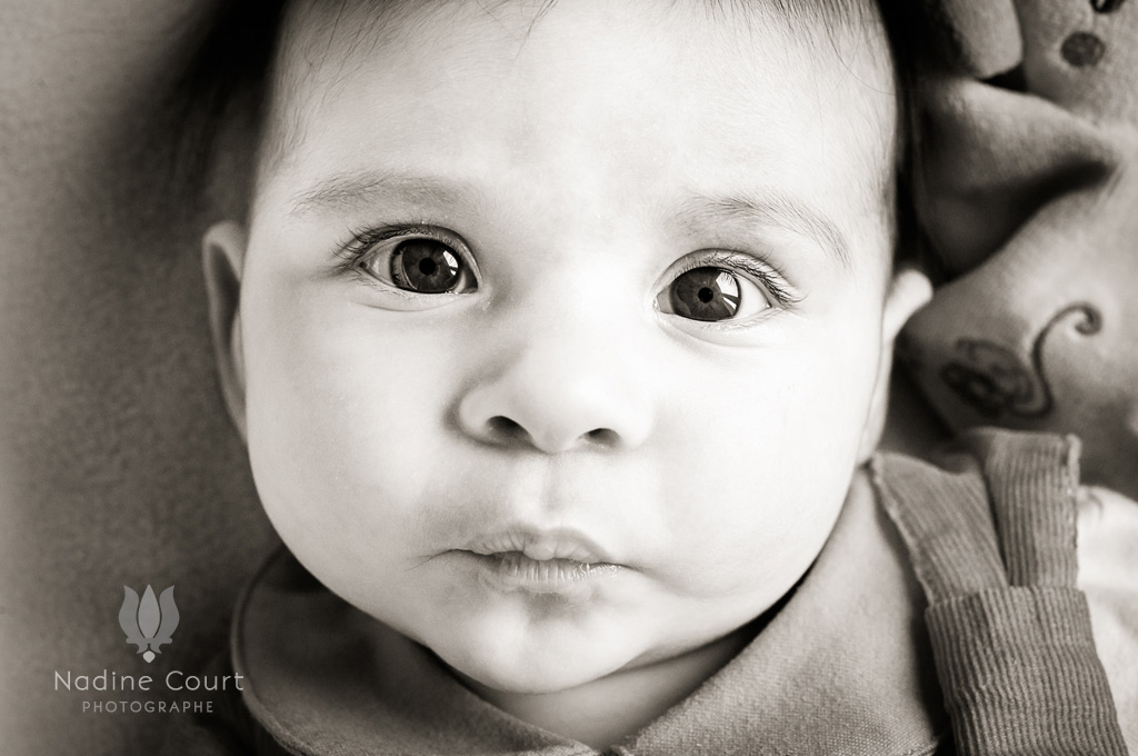 Séance photos de bébé – la petite Camille, 3 mois