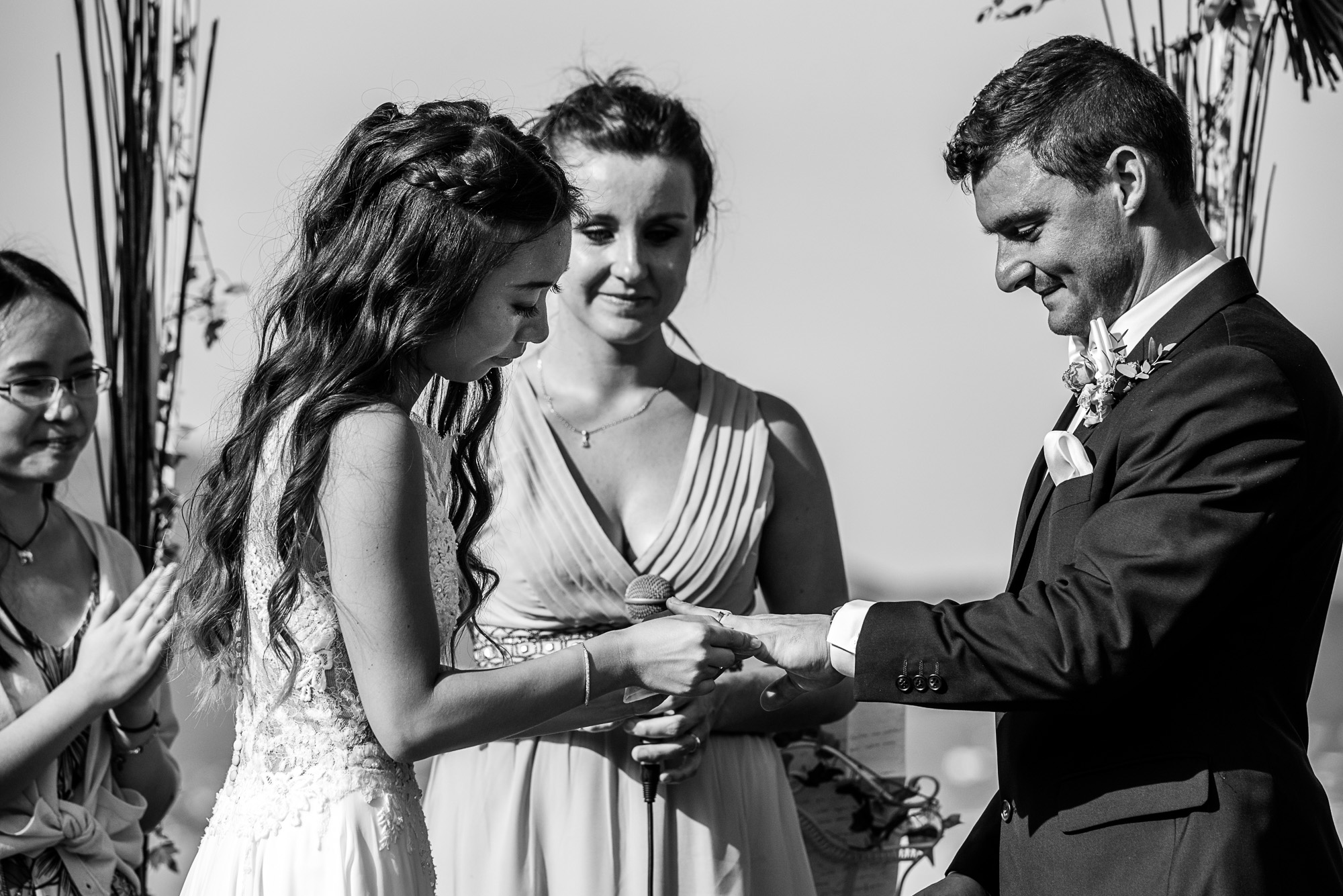 Cérémonie de mariage laïque au bord du lac du Bourget