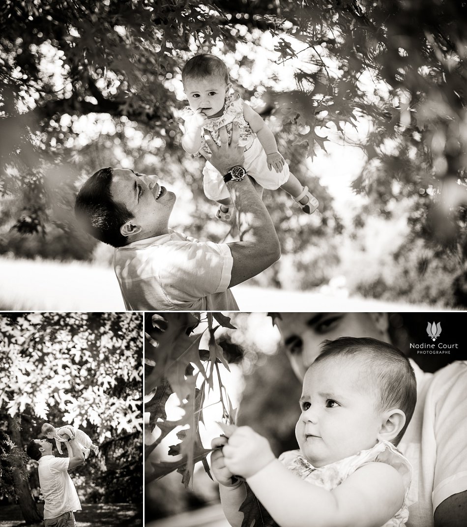 Séance photo professionnelle bébé en extérieur à Chambéry