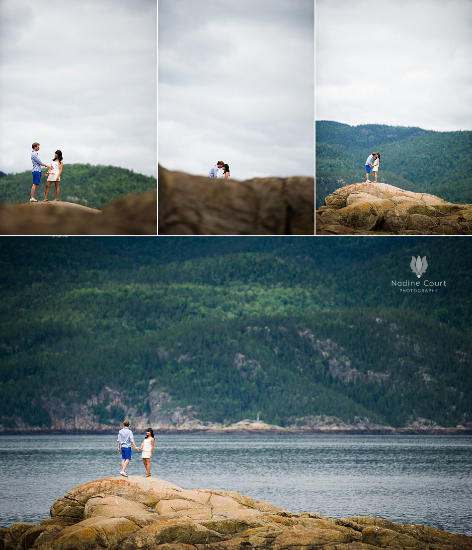 Séance engagement futurs mariés au Québec - Anse Saint-Jean et Petit Saguenay
