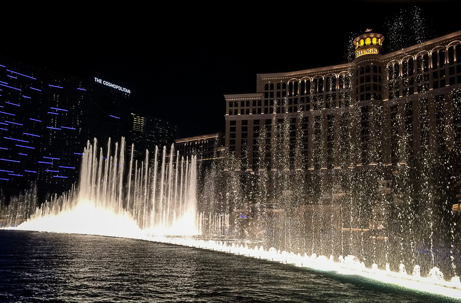 Les fontaines du Bellagio - Las Vegas