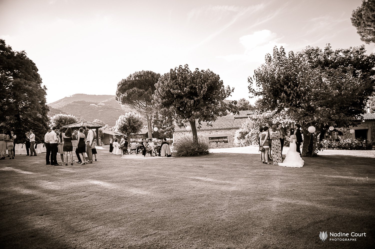 Cérémonie de mariage laïque au domaine de Turzon en Ardèche