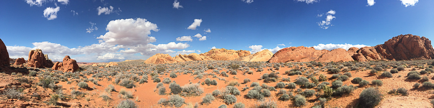Valley of Fire dans le désert près de Las Vegas