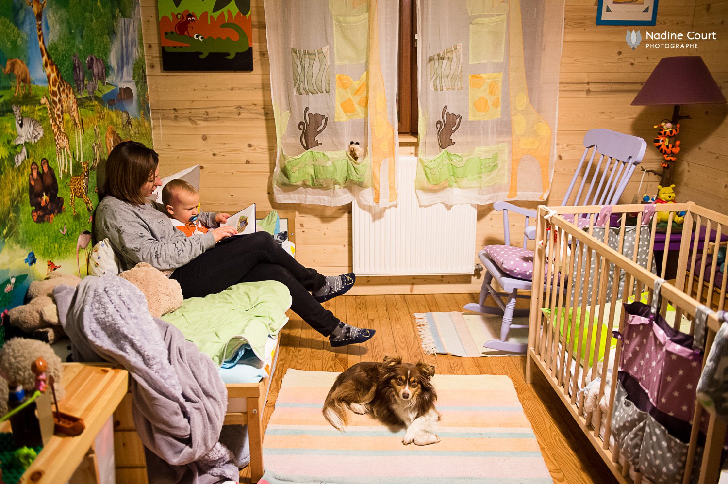 Séance photos de famille - documentaire famille - Chambéry - Le coucher des enfants