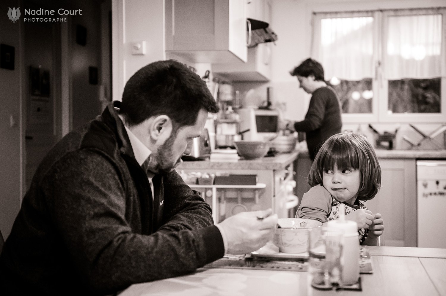 Reportage documentaire famille - l'heure du repas