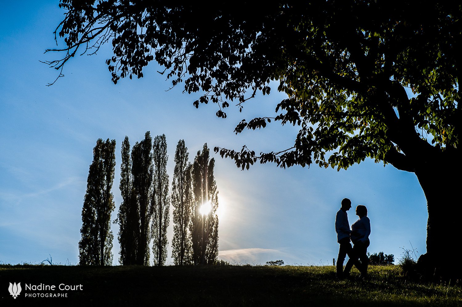 Séance photos de grossesse au parc Buisson Rond à Chambéry