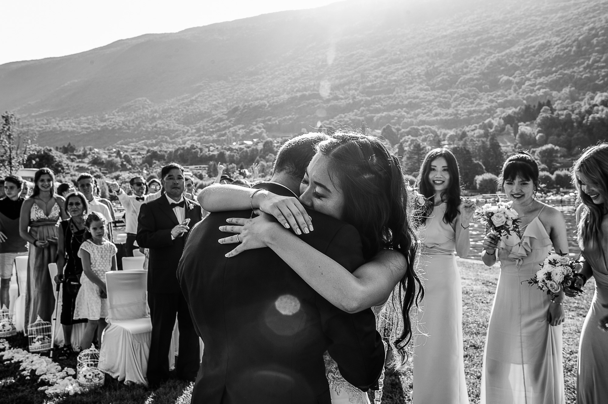 Cérémonie de mariage laïque au bord du lac du Bourget