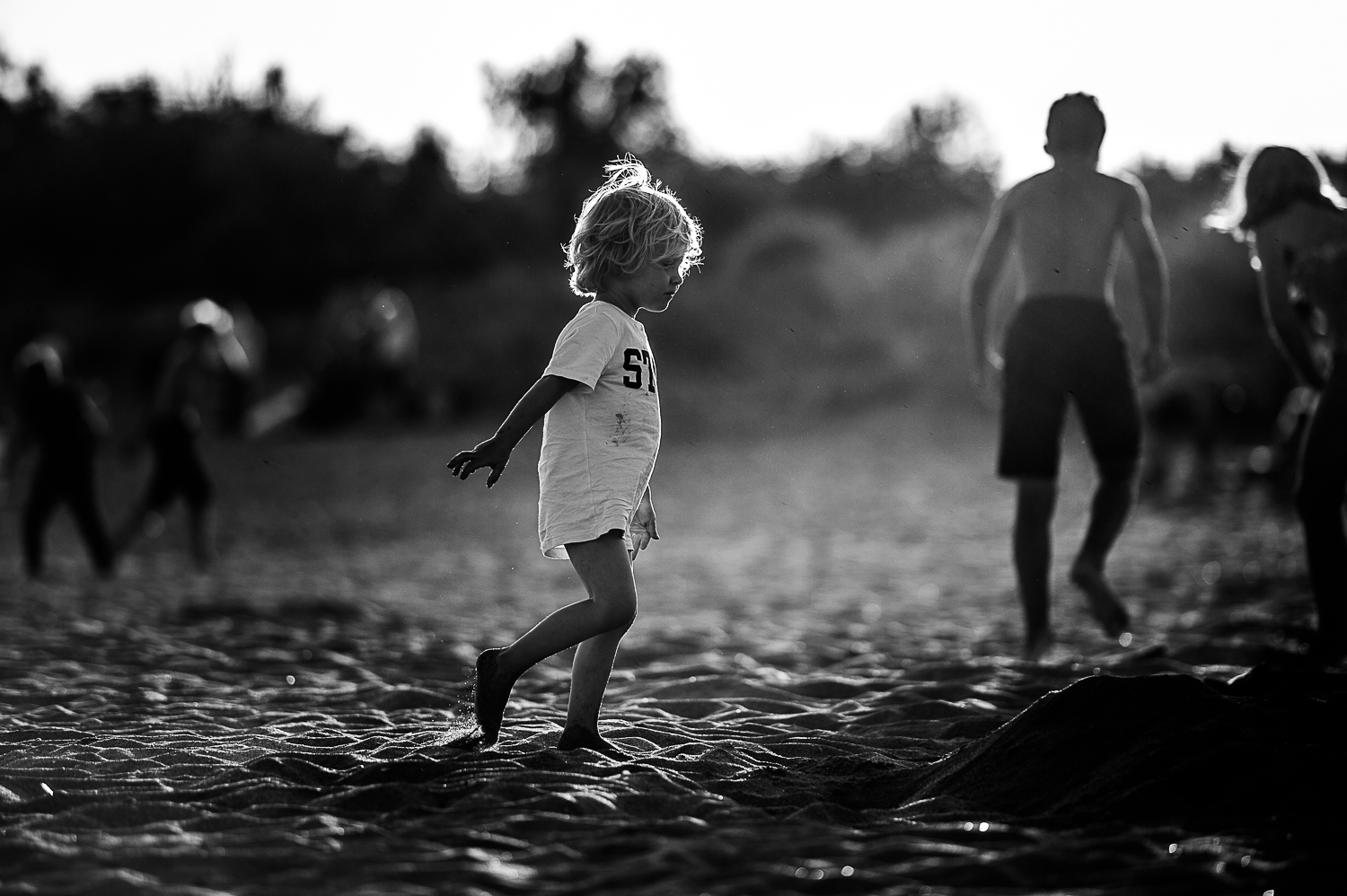 Family holidays in France - Day in the life session - family photojournalism - beach in Beziers