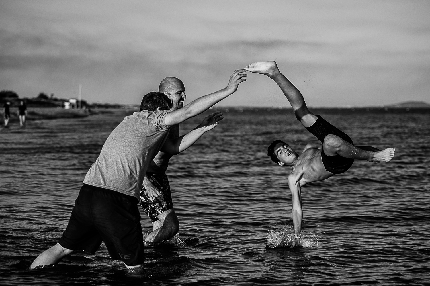 Family holidays in France - Day in the life session - family photojournalism - beach in Beziers