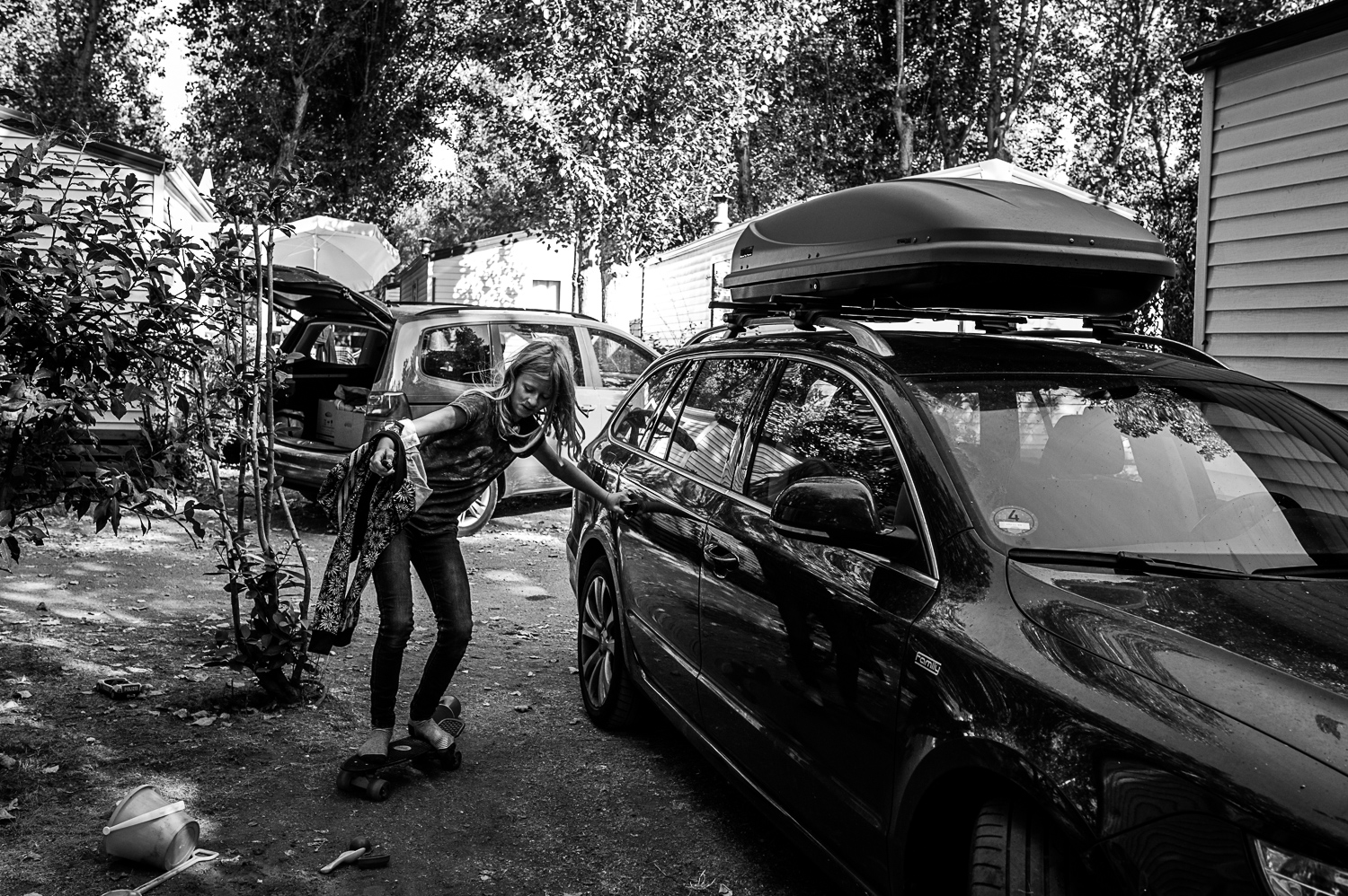 Family holidays in France - Day in the life session - family photojournalism - Camping family life in Beziers France