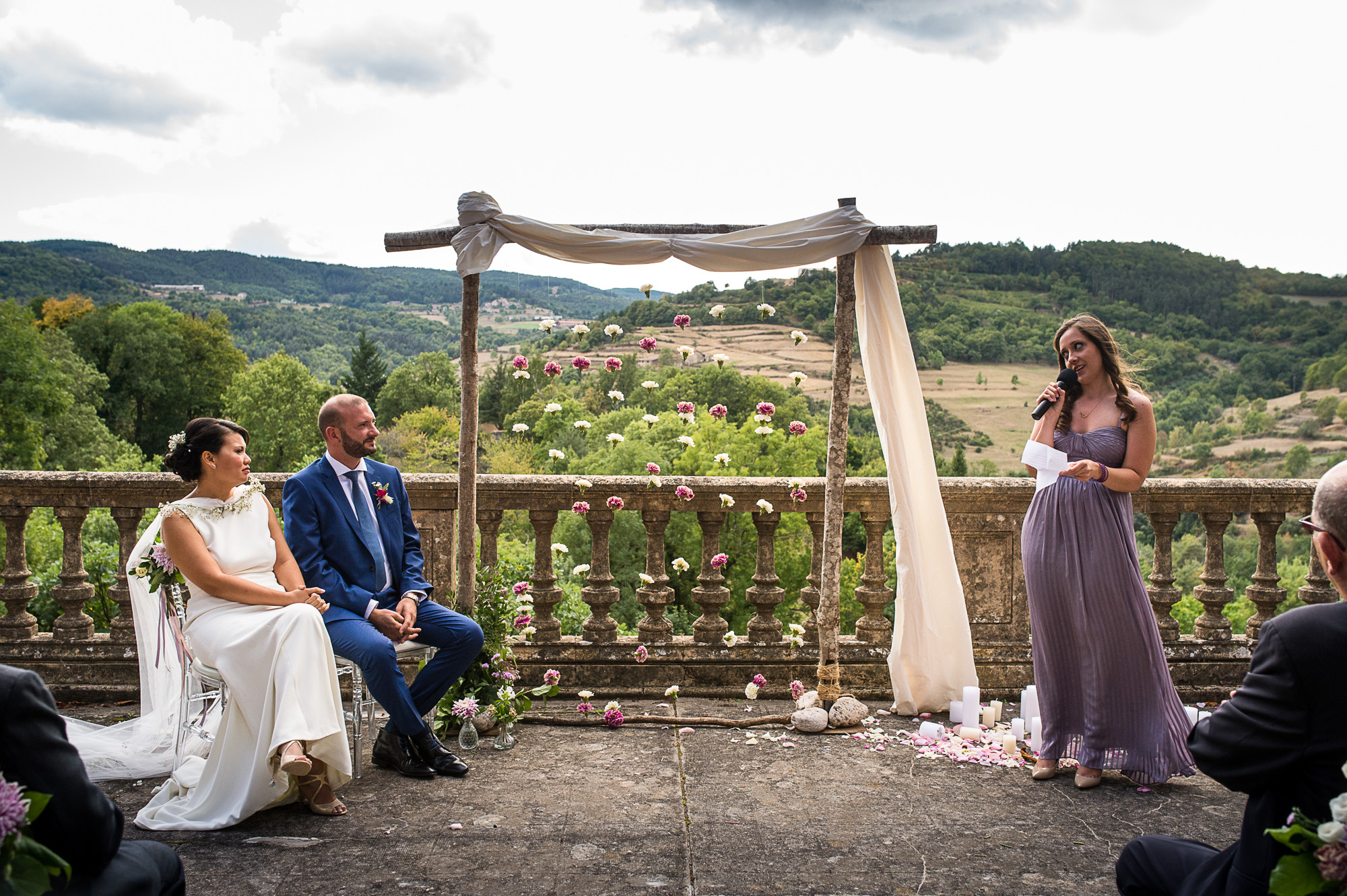 Mariage au château d'Urbilhac - cérémonie laïque