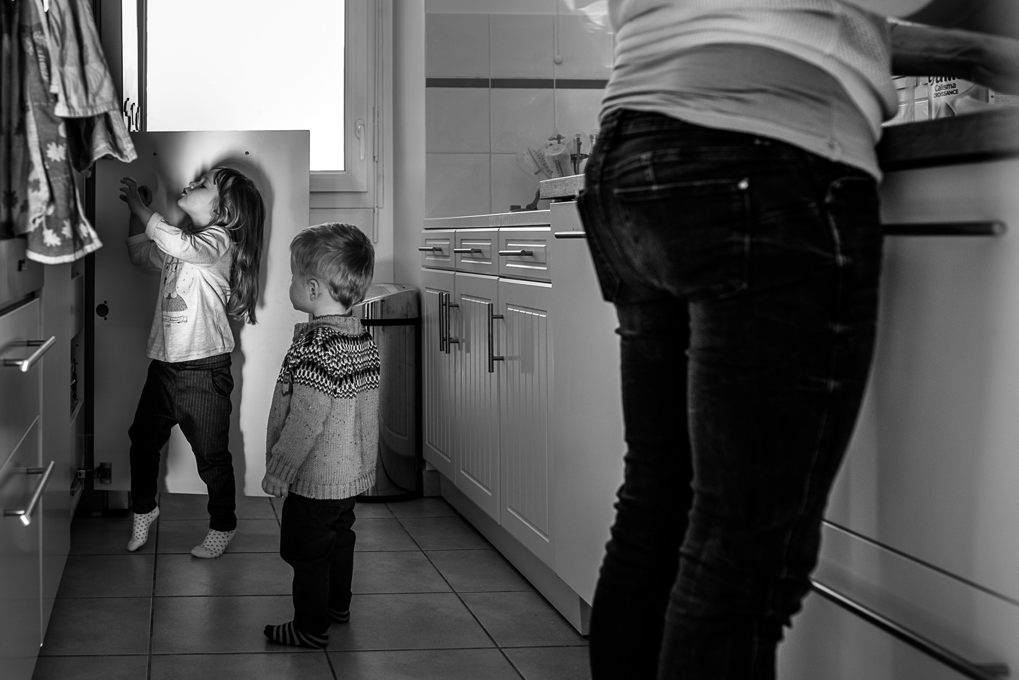 Reportage documentaire de famille en France - Région Rhône Alpes - Le goûter