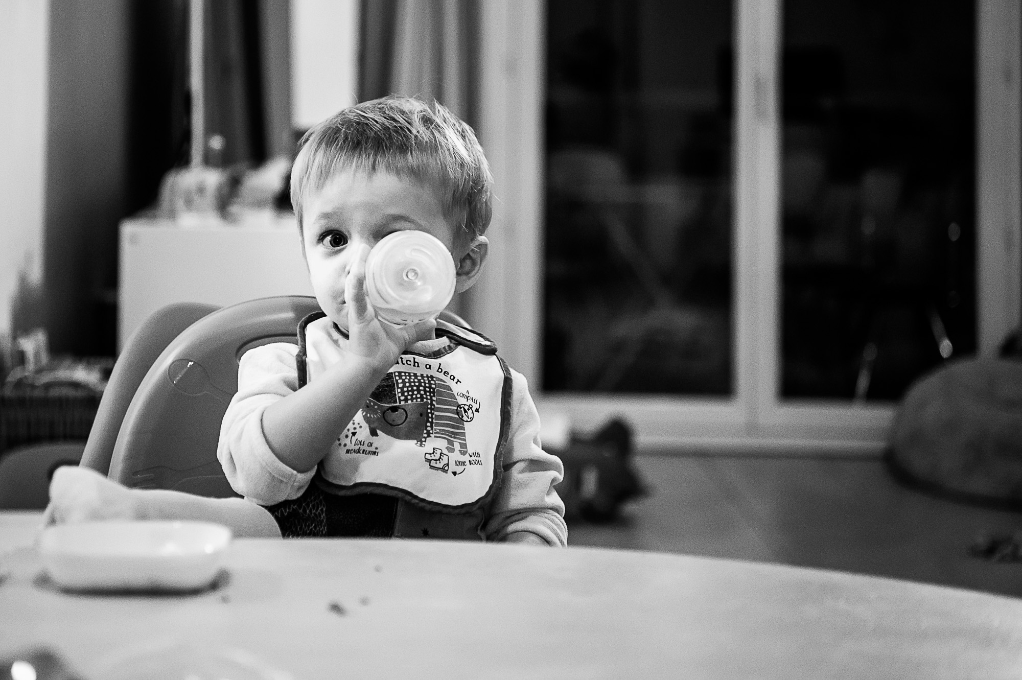 Reportage documentaire de famille en France - Région Rhône Alpes - Le repas du soir