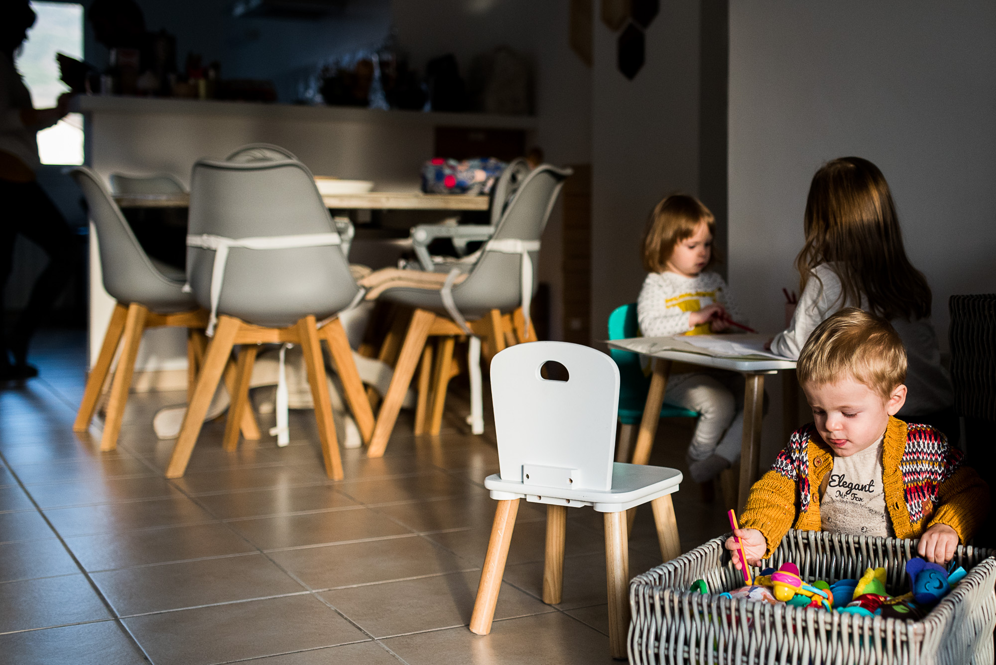 Reportage documentaire de famille en France - Région Rhône Alpes - Le goûter