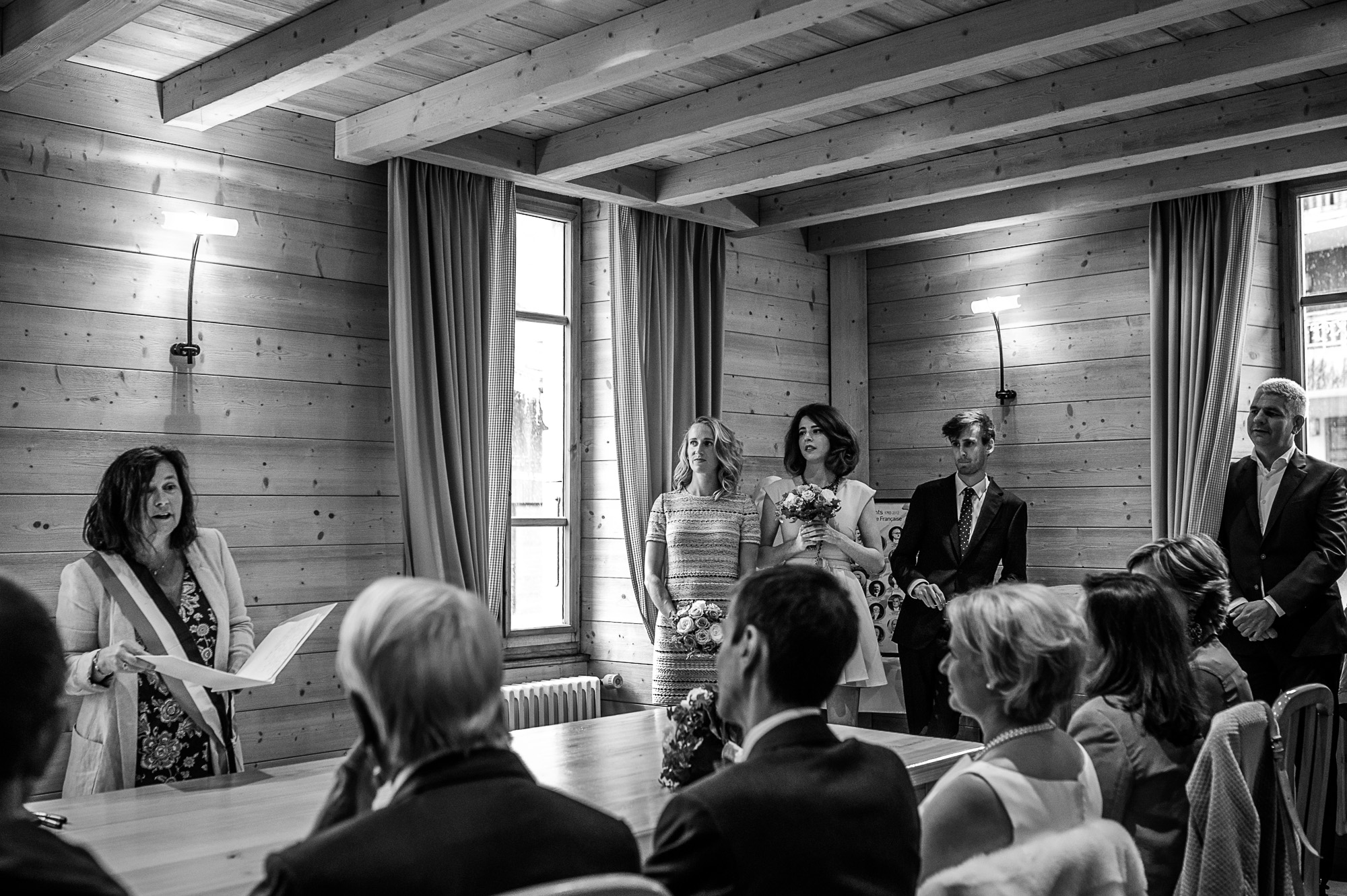 Reportage photos de mariage - Impérial Palace Annecy - cérémonie civile à la Clusaz