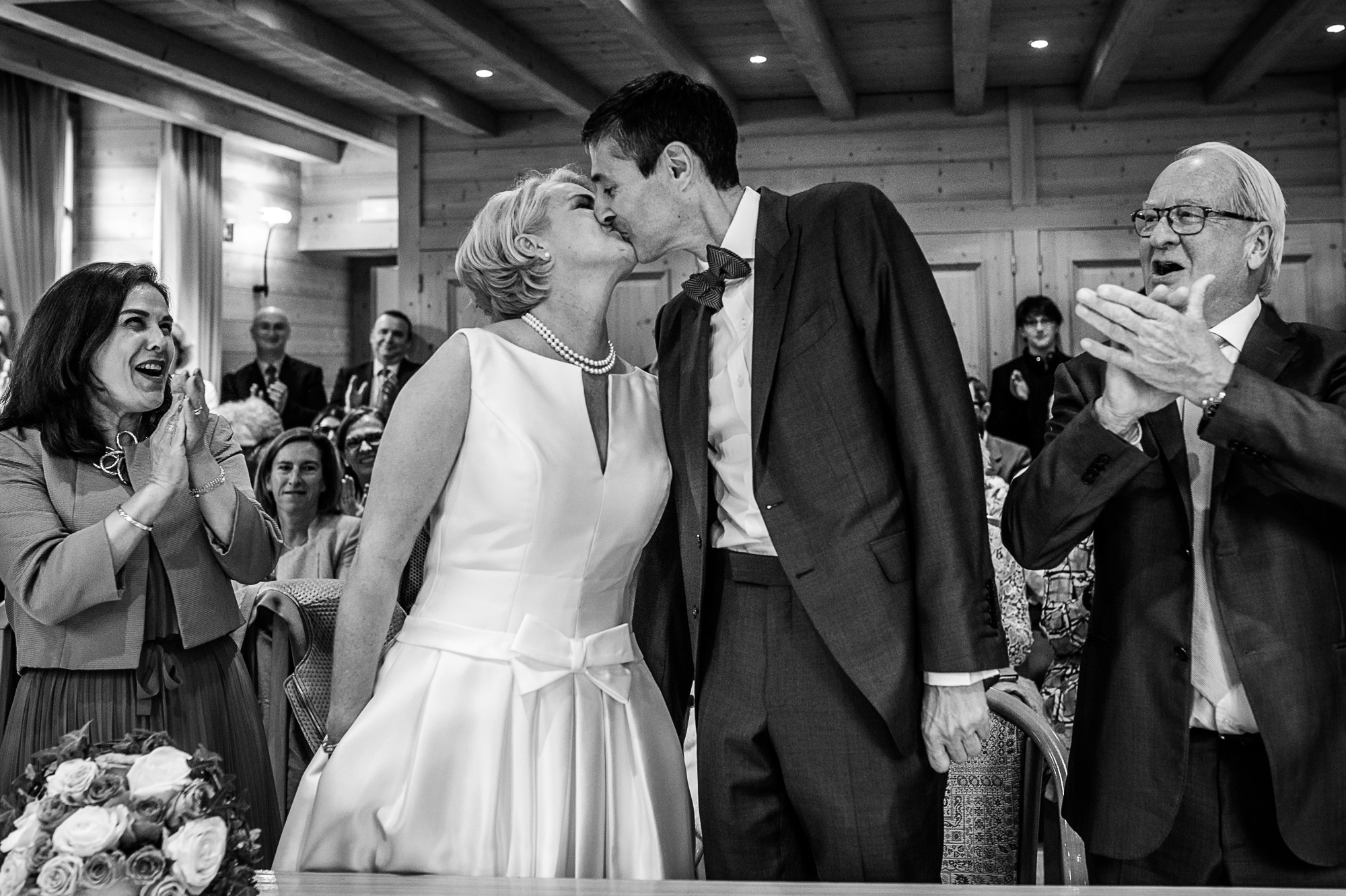 Reportage photos de mariage - Impérial Palace Annecy - cérémonie civile à la Clusaz